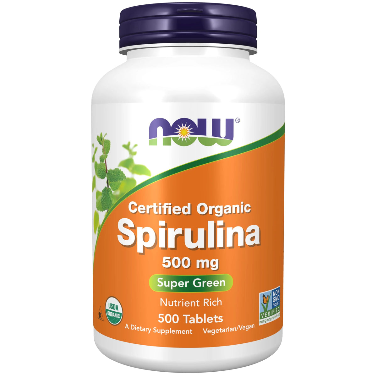 Organic Spirulina 500 Mg Tablets N960