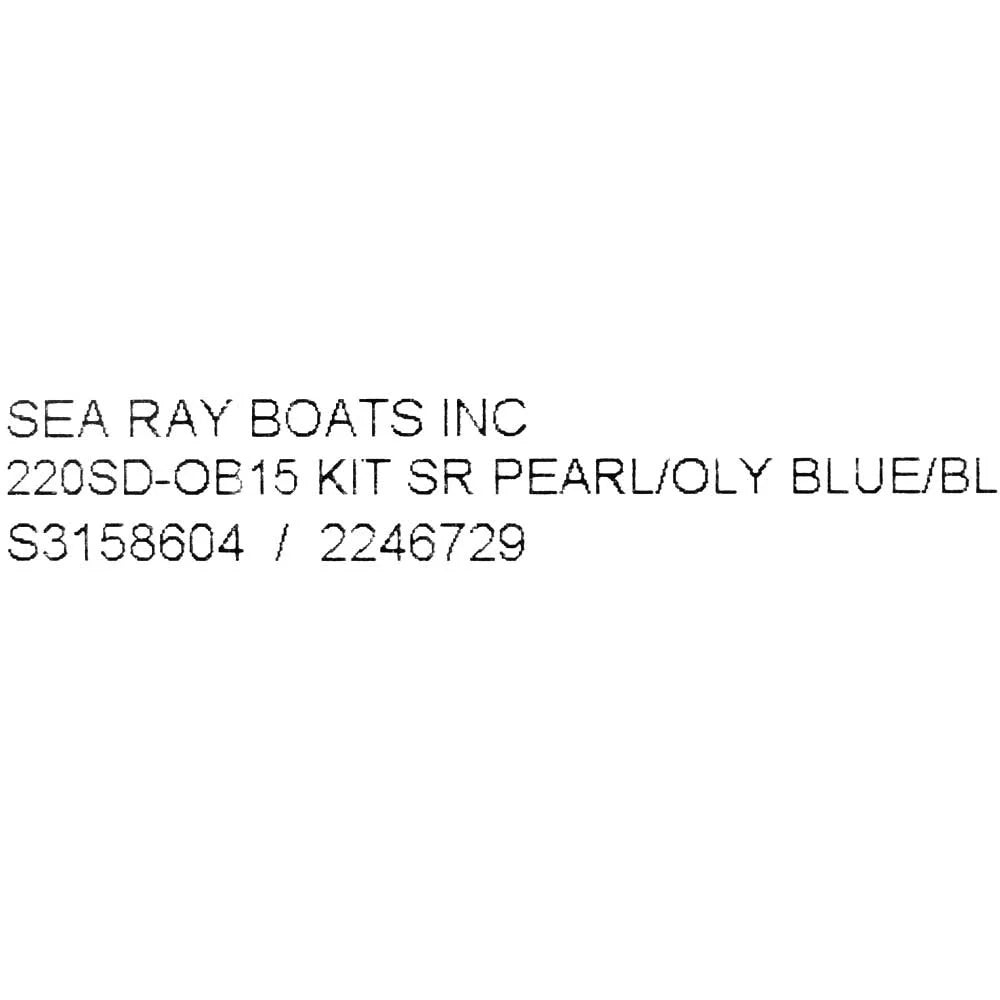 Boat Graphic Decal Kit (3 PC) T5942