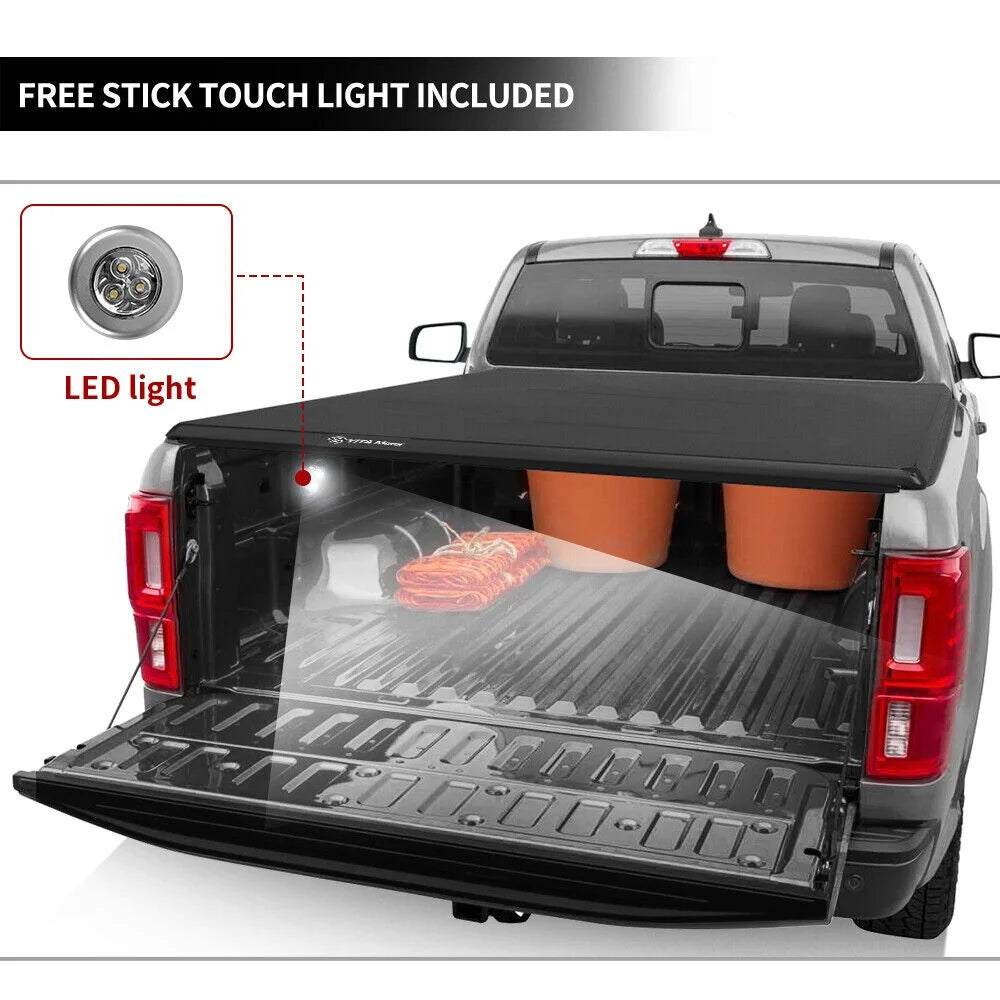 5 ft Soft Tri Fold Truck Bed Tonneau Cover C858