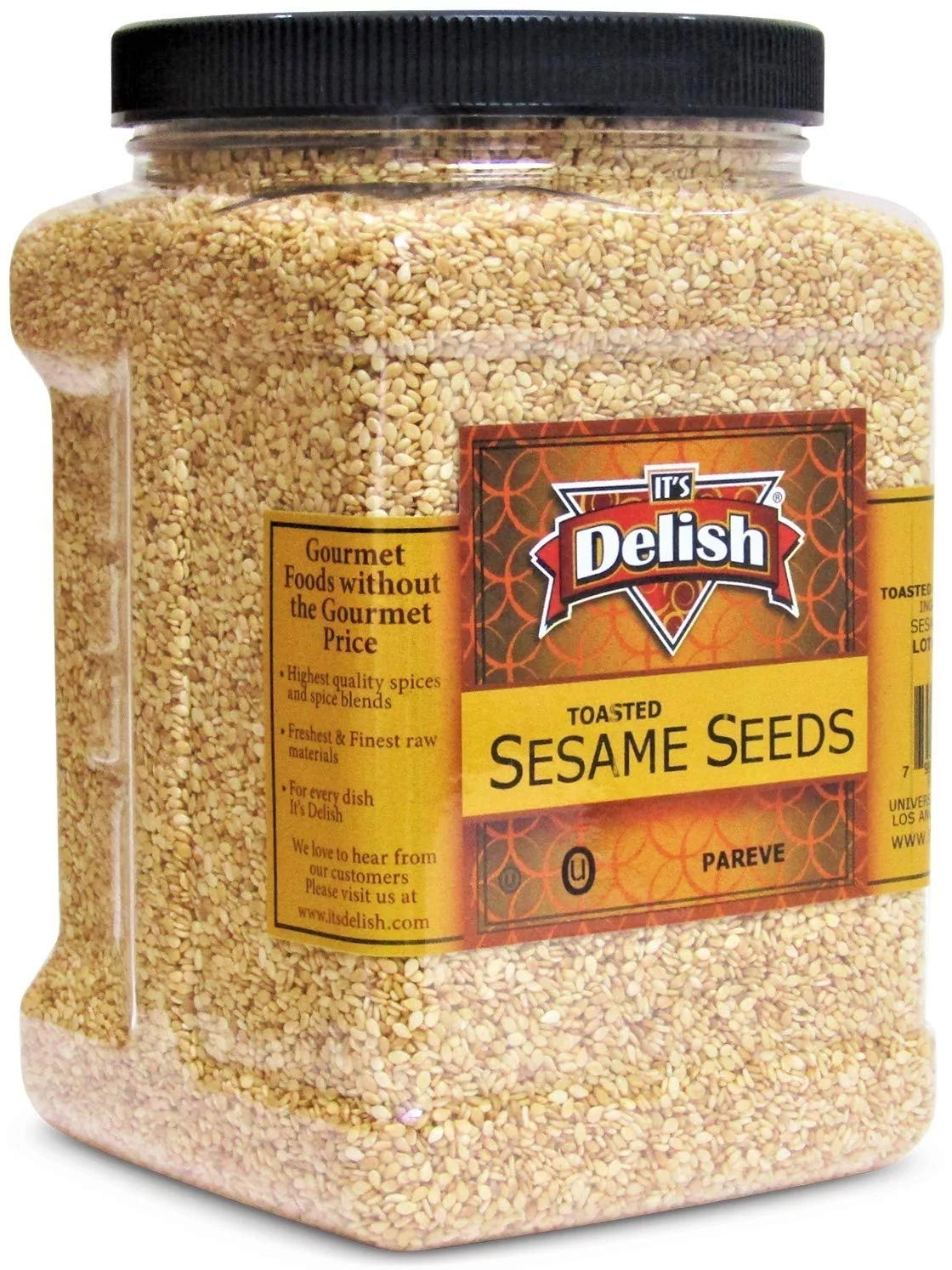 Toasted Whole Sesame Seeds 38 oz N6031