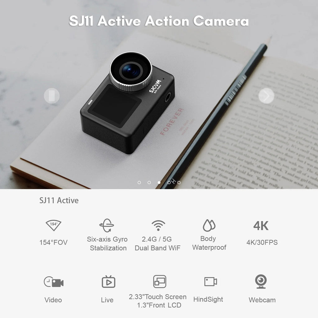 20MP Waterproof Dual Screen Action Camera S7601