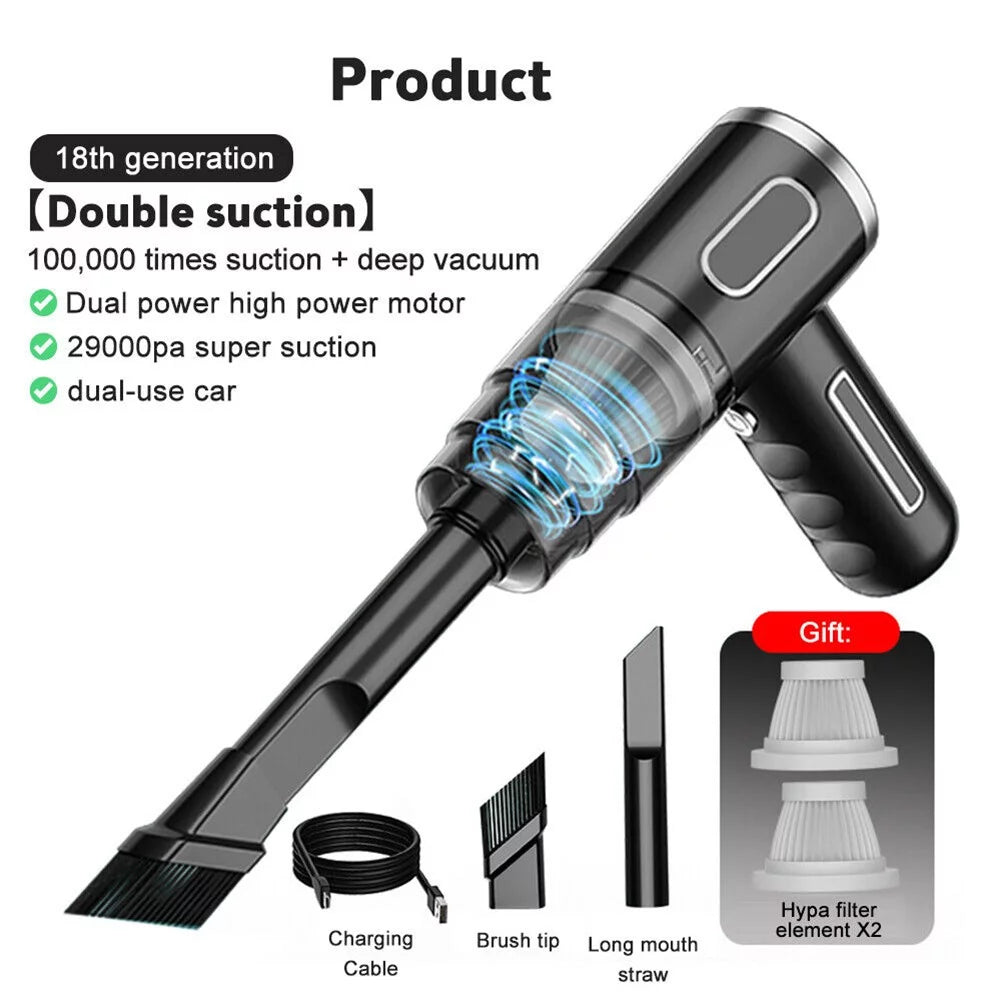 29000PA Cordless Wet & Dry Handheld Vacuum Cleaner C4042
